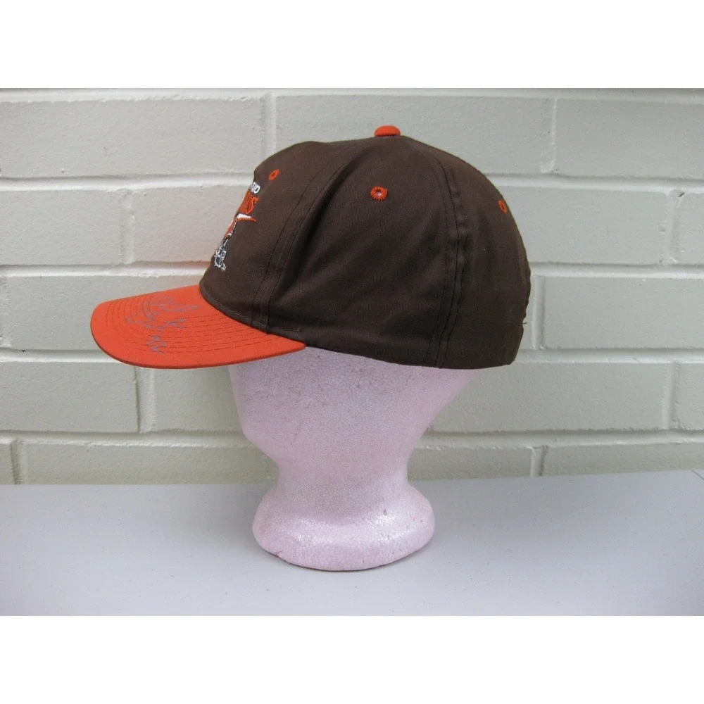 Vintage 90s Cleveland Browns Snapback Hat Cap NFL Desmond Bryant Autograph